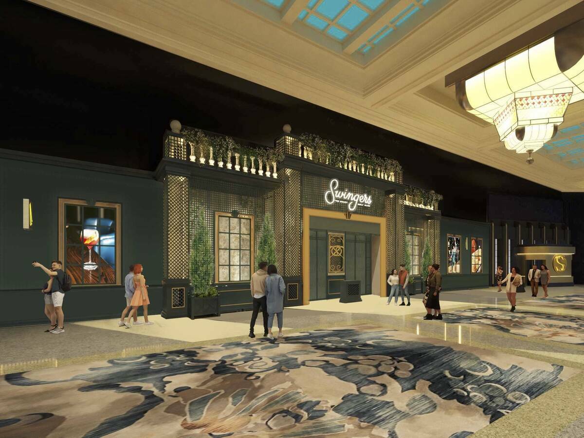 Exterior del Swingers Las Vegas Crazy Golf Club, que abrirá el 8 de noviembre de 2024 en el Ma ...