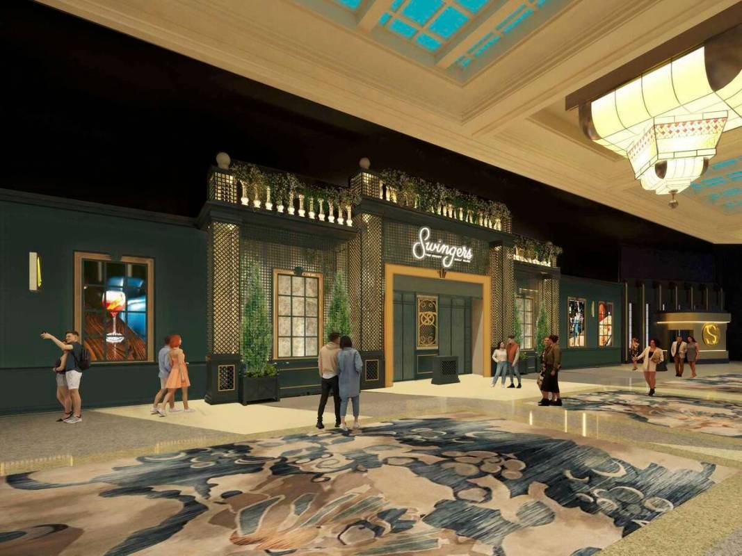 Exterior del Swingers Las Vegas Crazy Golf Club, que abrirá el 8 de noviembre de 2024 en el Ma ...