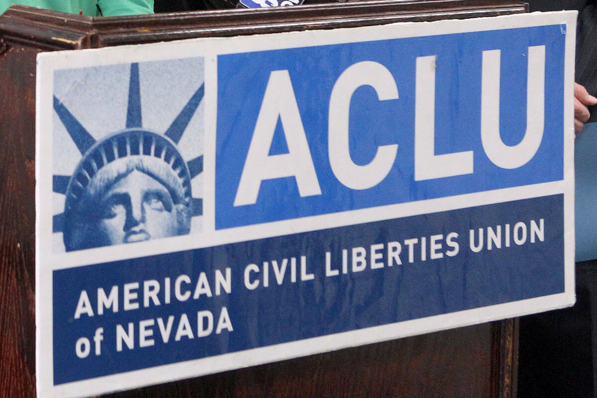 La American Civil Liberties Union presentó una queja el miércoles 14 de agosto de 2024 contra ...