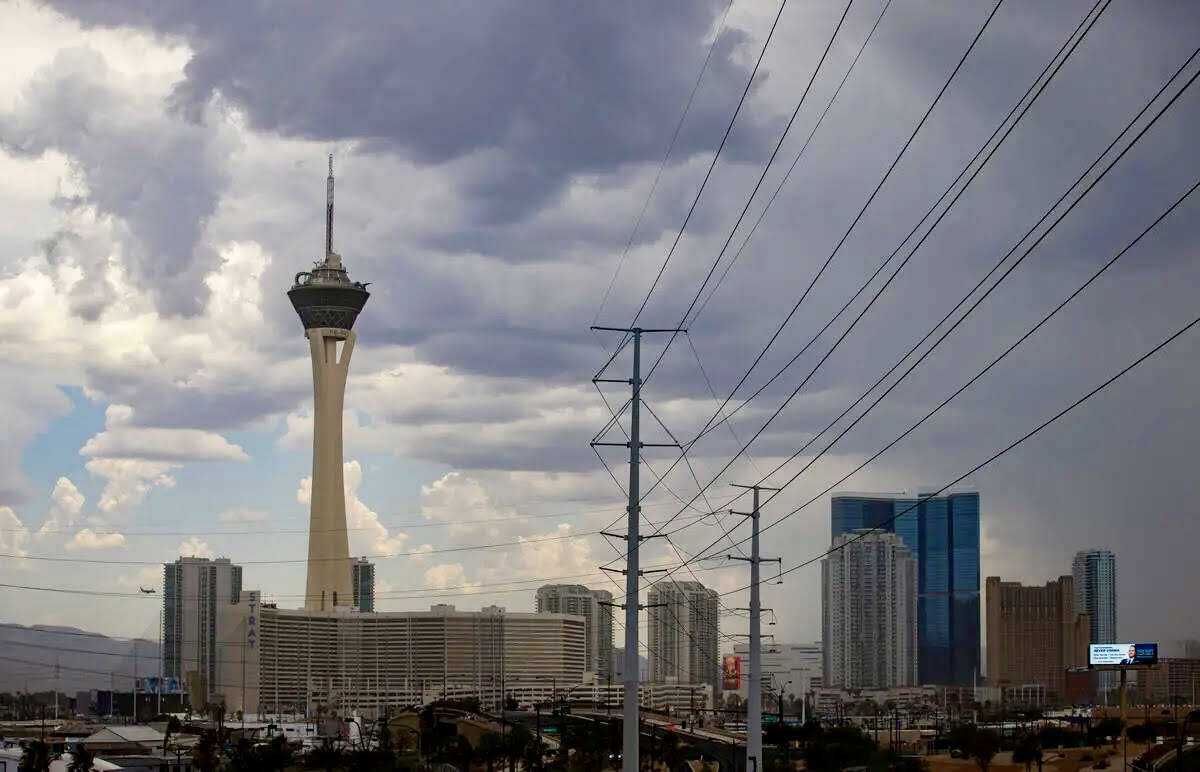 Se espera lluvia en el Valle de Las Vegas para sábado y domingo, desde el 17 hasta el 28 de ag ...