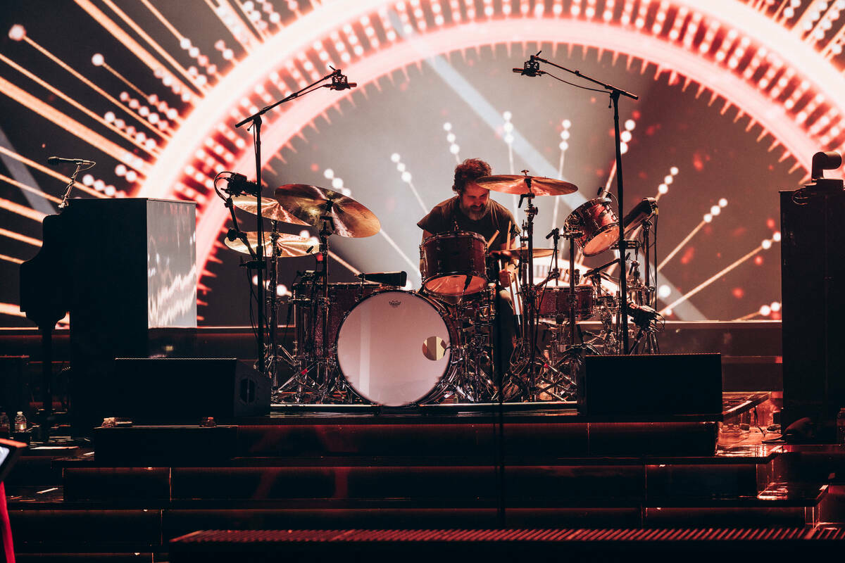 The Killers en el Colosseum at Caesars Palace, el viernes 16 de agosto de 2024. (Chris Phelps)