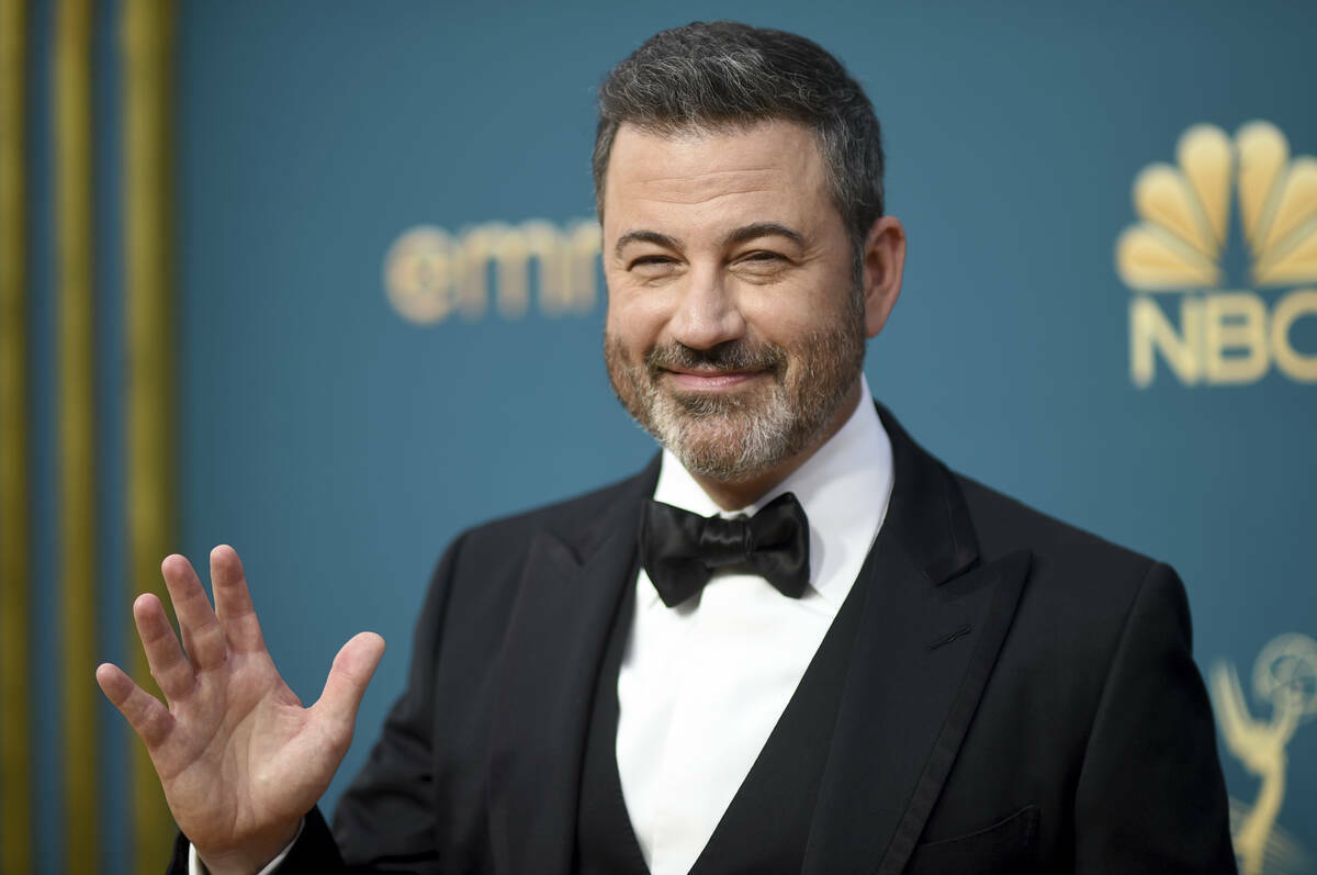 ARCHIVO - Jimmy Kimmel aparece en la 74ª edición de los premios Primetime Emmy en Los Ángele ...