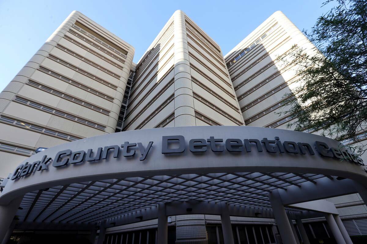 El Centro de Detención del Condado Clark en Las Vegas. (K.M. Cannon/Las Vegas Review-Journal)