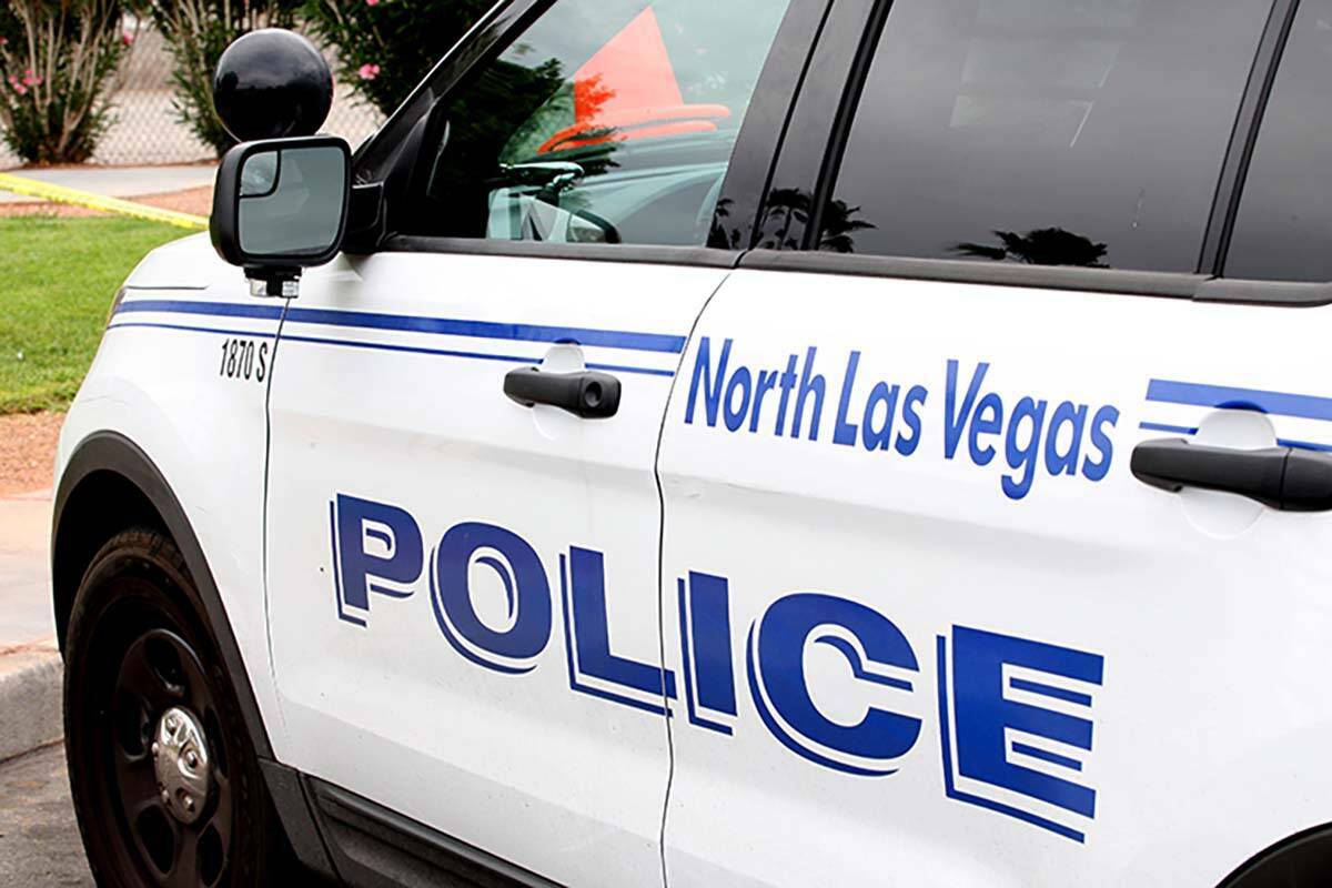 Un vehículo de la policía de North Las Vegas. (Las Vegas Review-Journal)