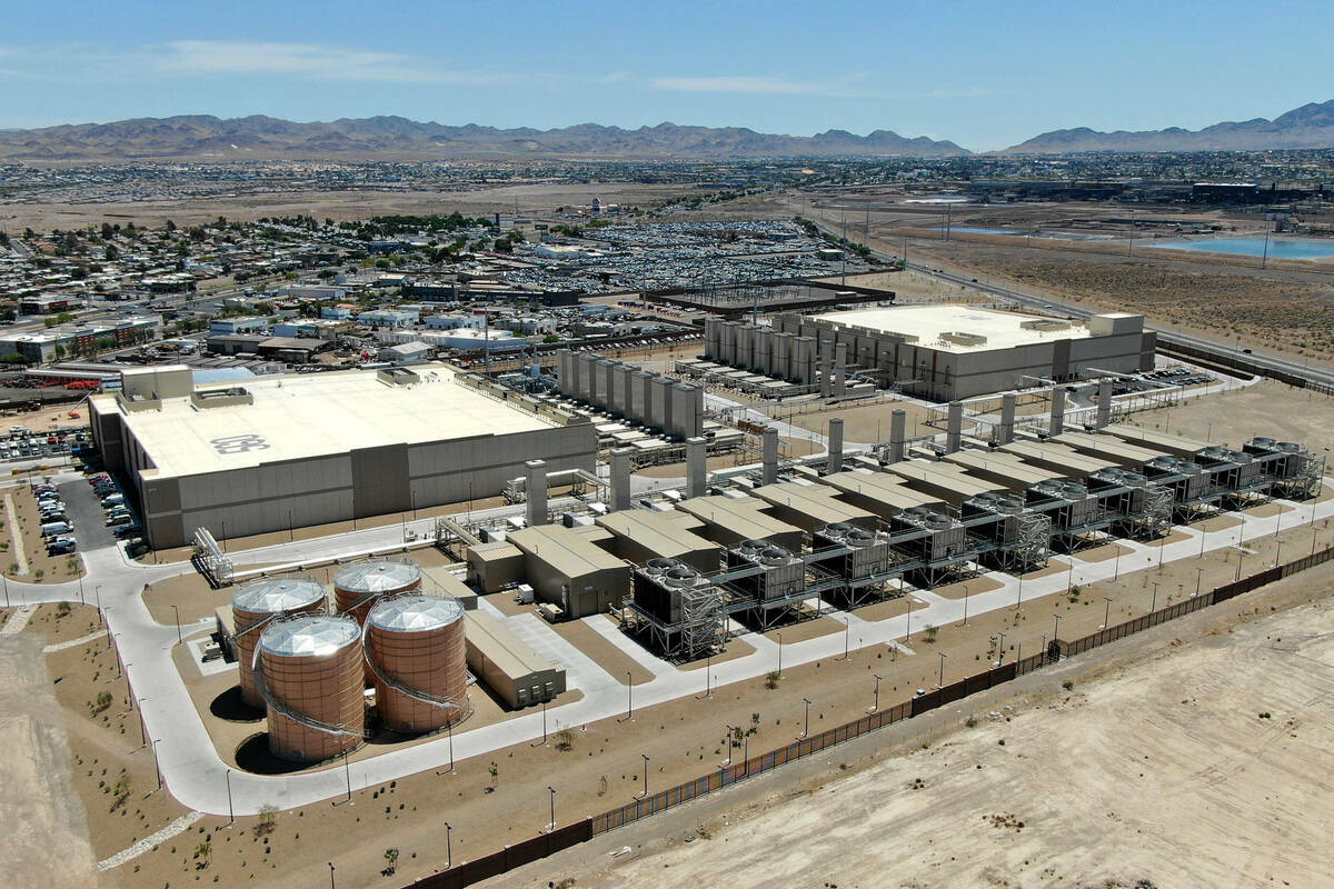 Vista aérea del Centro de Datos de Google en Henderson. (Las Vegas Review-Journal/Archivo)