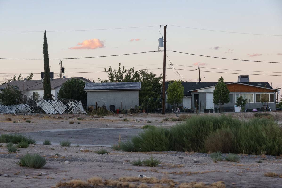 El vecindario de Windsor Park, en North Las Vegas, el lunes 19 de agosto de 2024. Un urbanizado ...