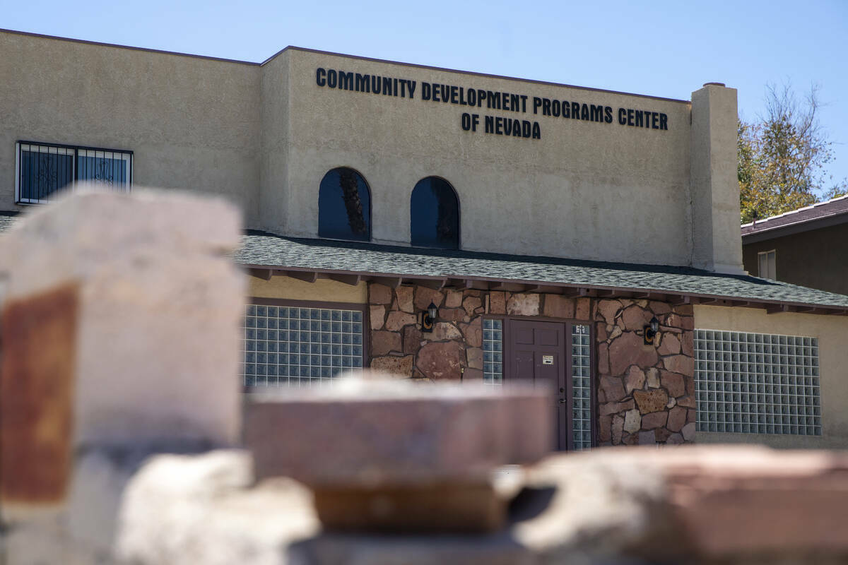 El edificio de oficinas del Community Development Programs Center of Nevada, el viernes 16 de a ...