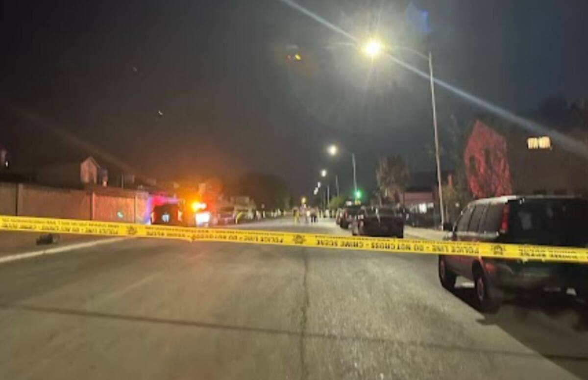 La policía investiga un homicidio ocurrido en la cuadra 6900 de Kepler Drive, en Las Vegas, el ...