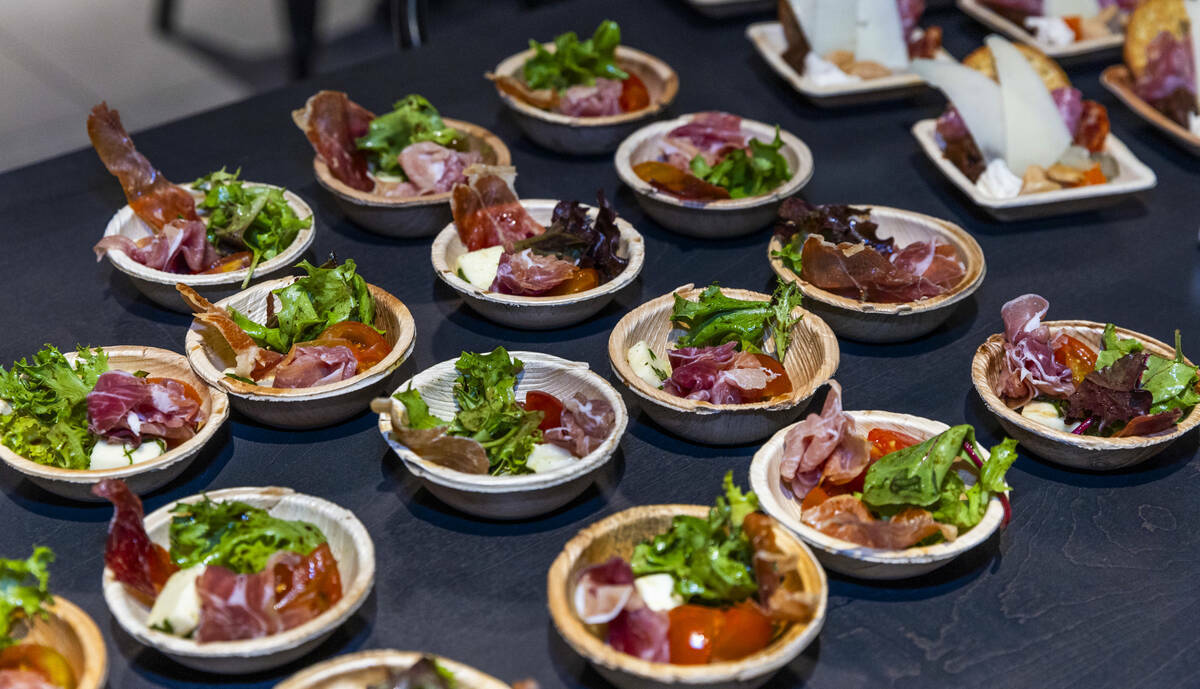 Algunos de los platos que podrán degustar los invitados durante la celebración de la gran ina ...