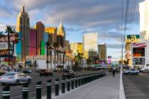 El Strip de Las Vegas, visto en 2023. (L.E. Baskow/Las Vegas Review-Journal)