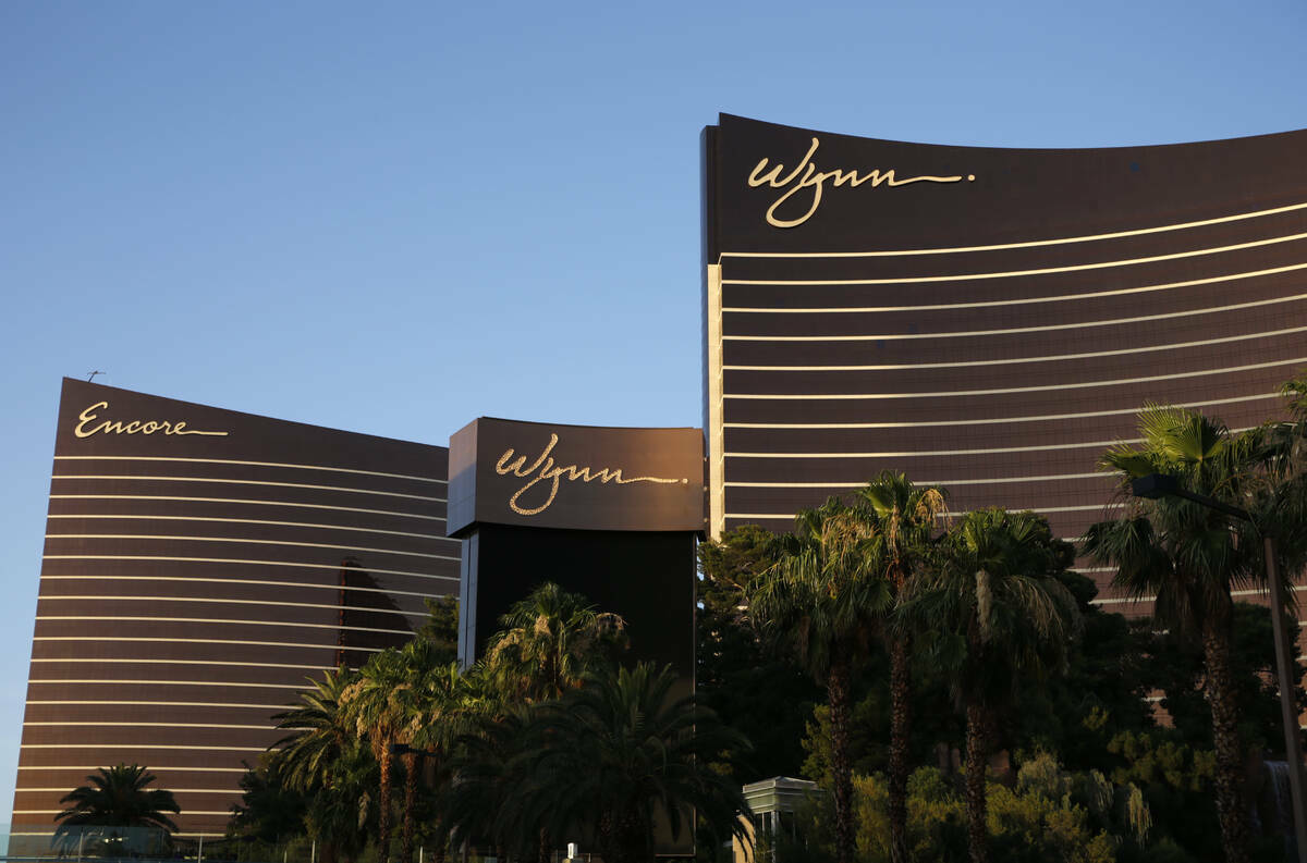 El Wynn Las Vegas y Encore se ven el 17 de junio de 2014, en Las Vegas. (AP Photo/John Locher, ...