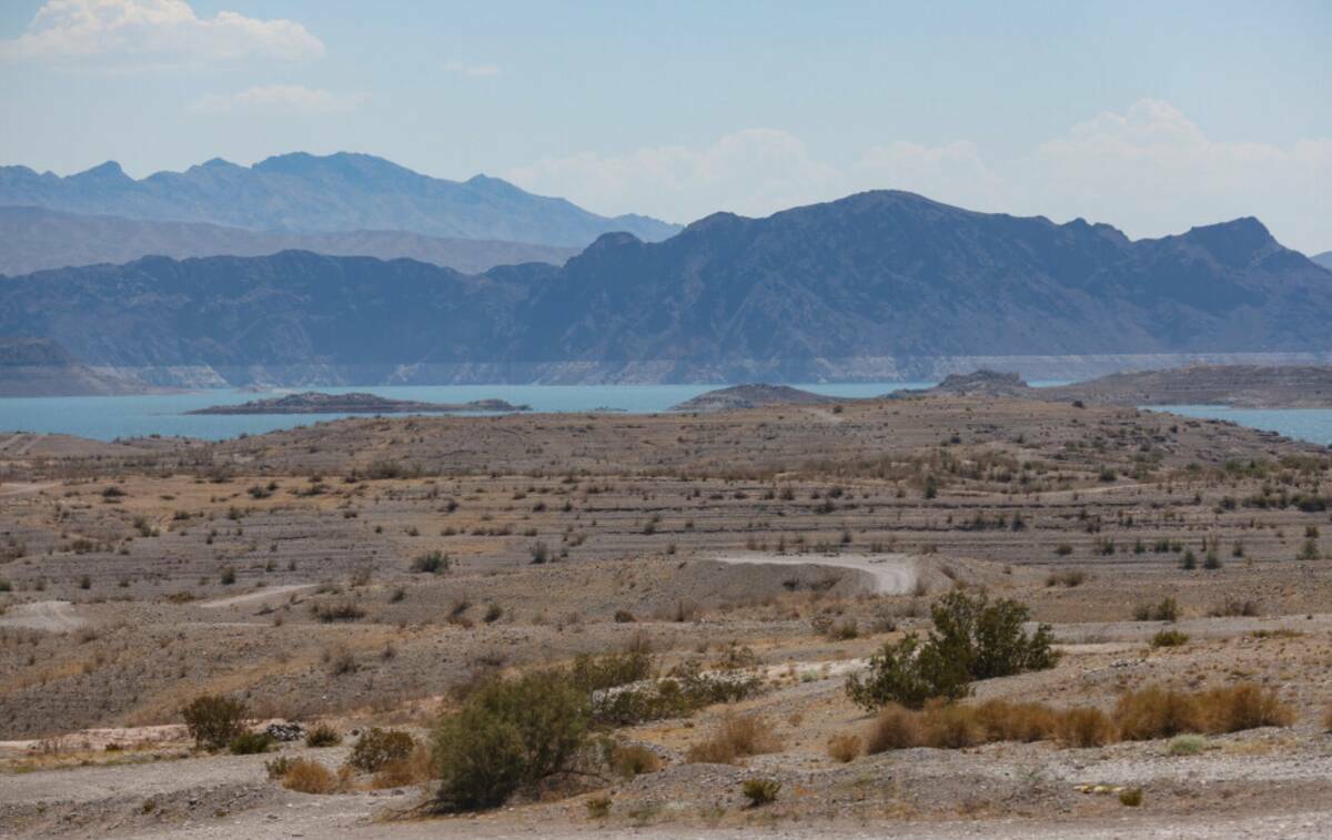 Caminos ilegales en el terreno en el Government Wash en el Lake Mead National Recreation Area, ...