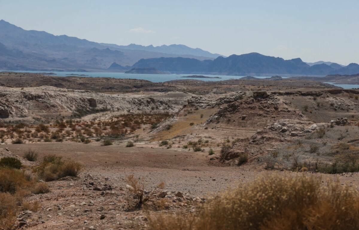 Caminos ilegales en el terreno en el Government Wash en el Lake Mead National Recreation Area, ...