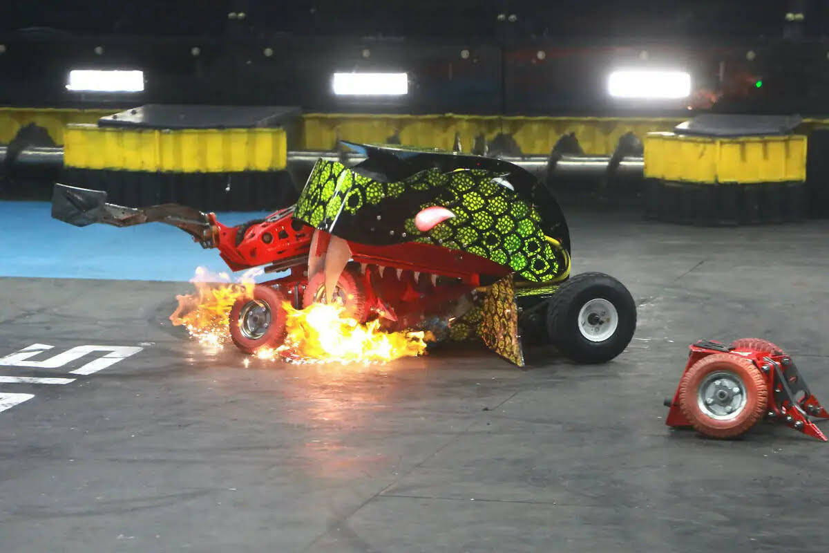 Los bots luchan hasta la muerte, o al menos hasta una conclusión clara, en BattleBots: Destruc ...