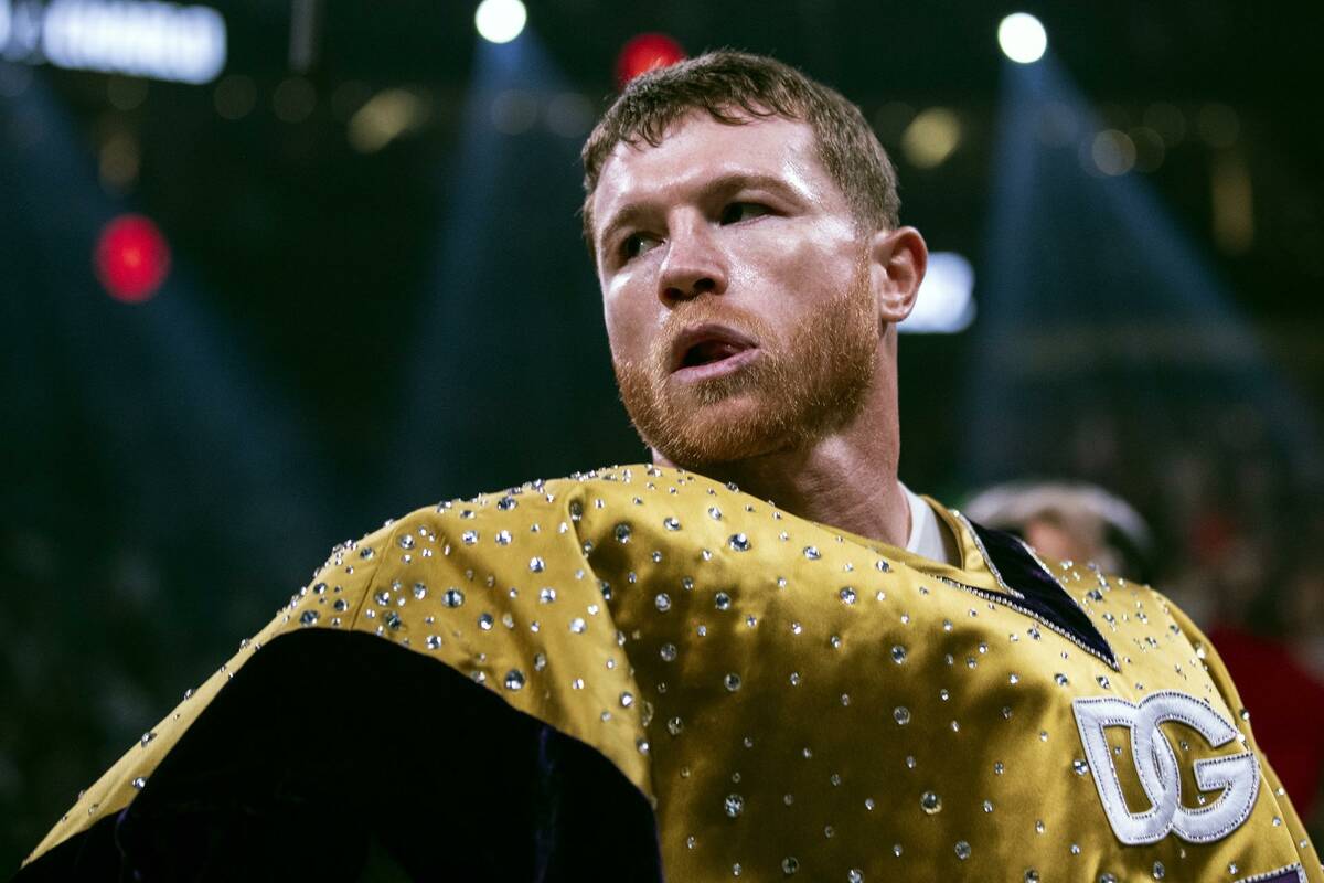 Imagen de archivo de Saúl Canelo Álvarez. (Etienne Laurent/EFE/EPA)