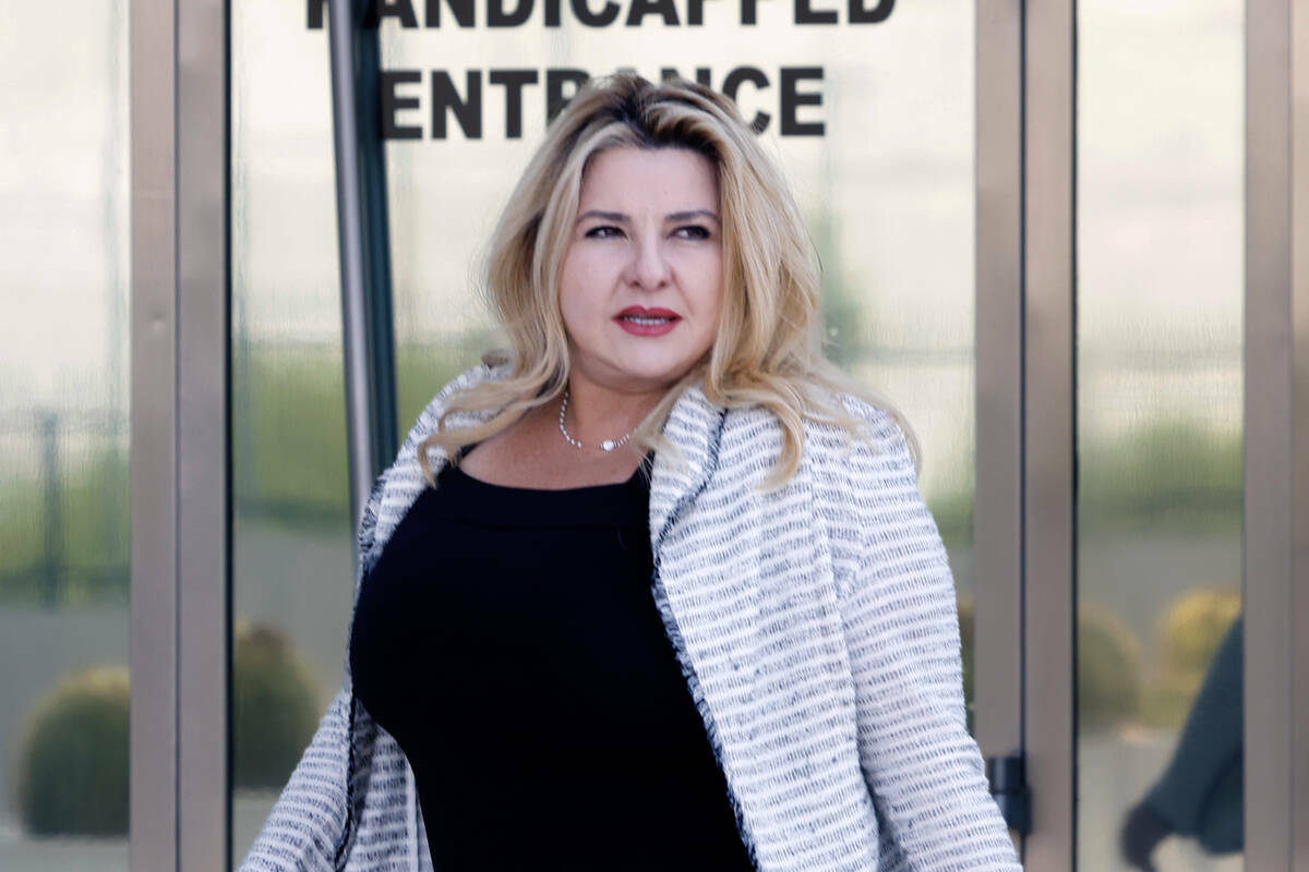 La exconcejal de Las Vegas Michele Fiore, que se declaró inocente de los cargos federales de f ...