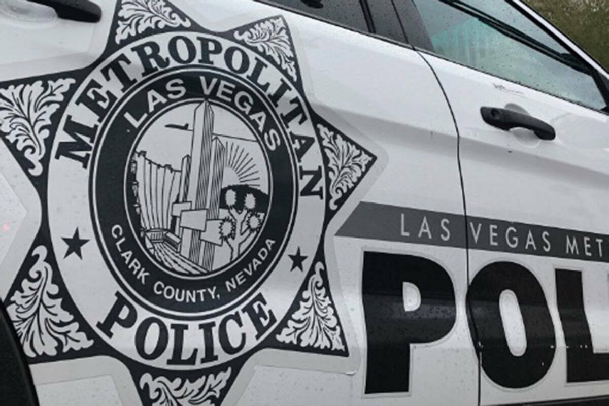 Vehículo de la policía de Las Vegas (Las Vegas Review-Journal)