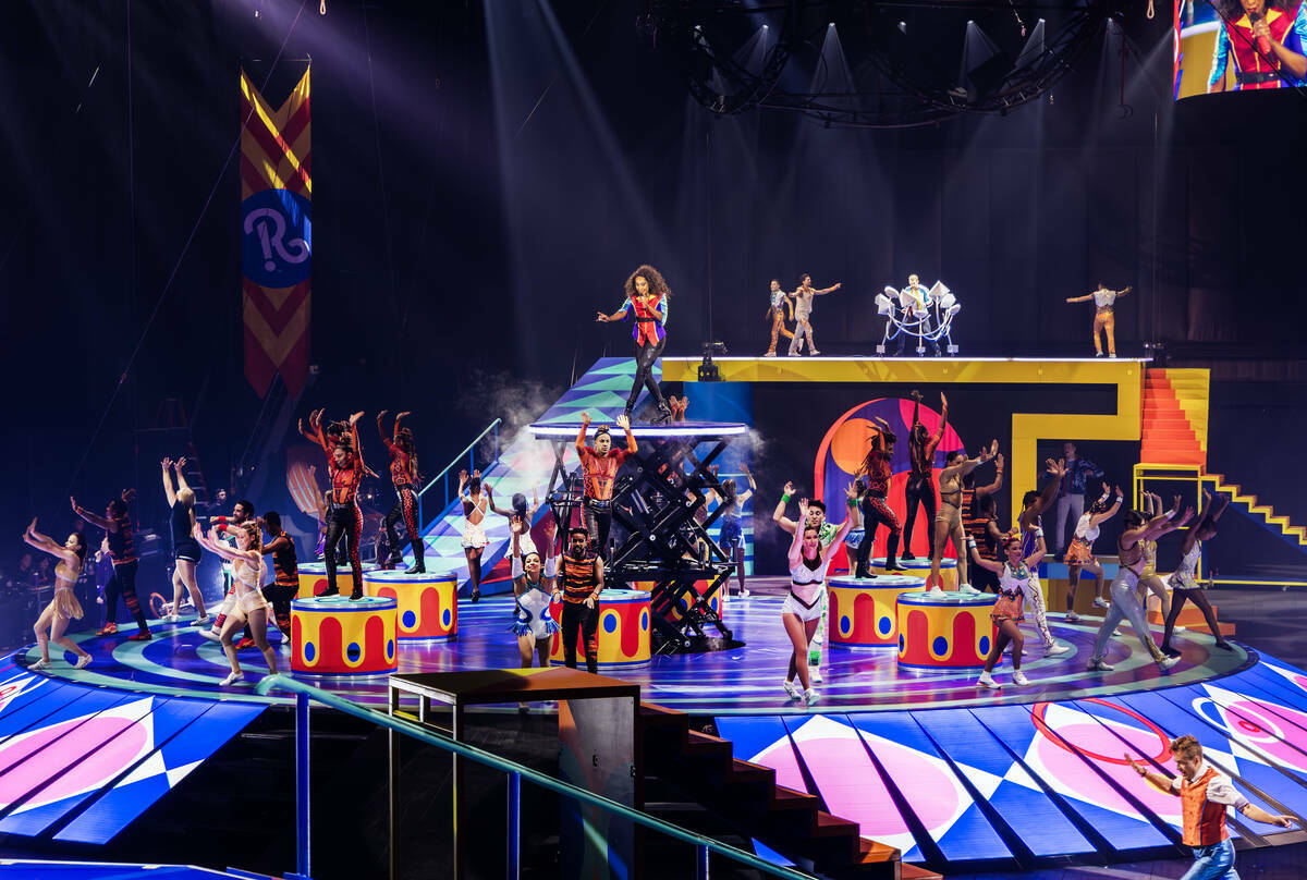 Una escena de Ringling Bros. and Barnum & Bailey The Greatest Show On Earth, que se presenta de ...