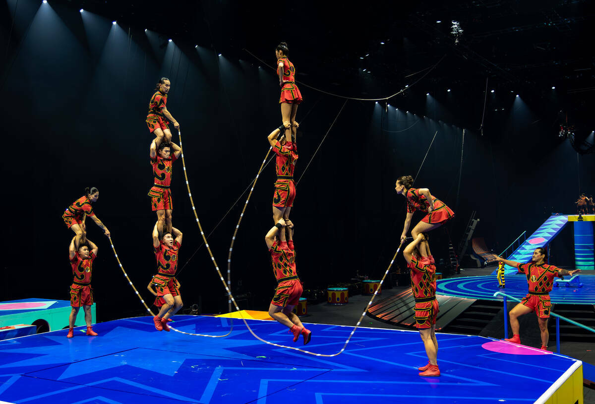 Una escena de Ringling Bros. and Barnum & Bailey The Greatest Show On Earth, que se presenta de ...