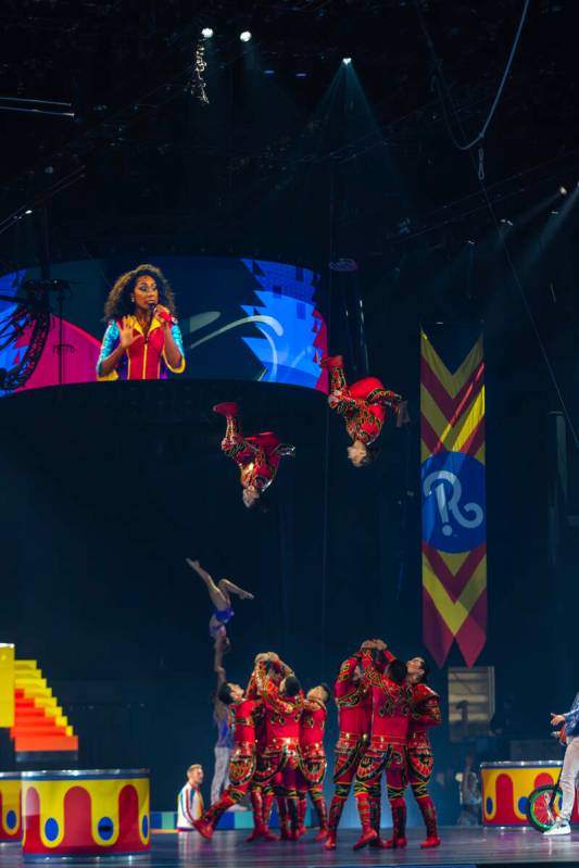 Una escena de Ringling Bros. and Barnum & Bailey The Greatest Show On Earth, que se presenta de ...