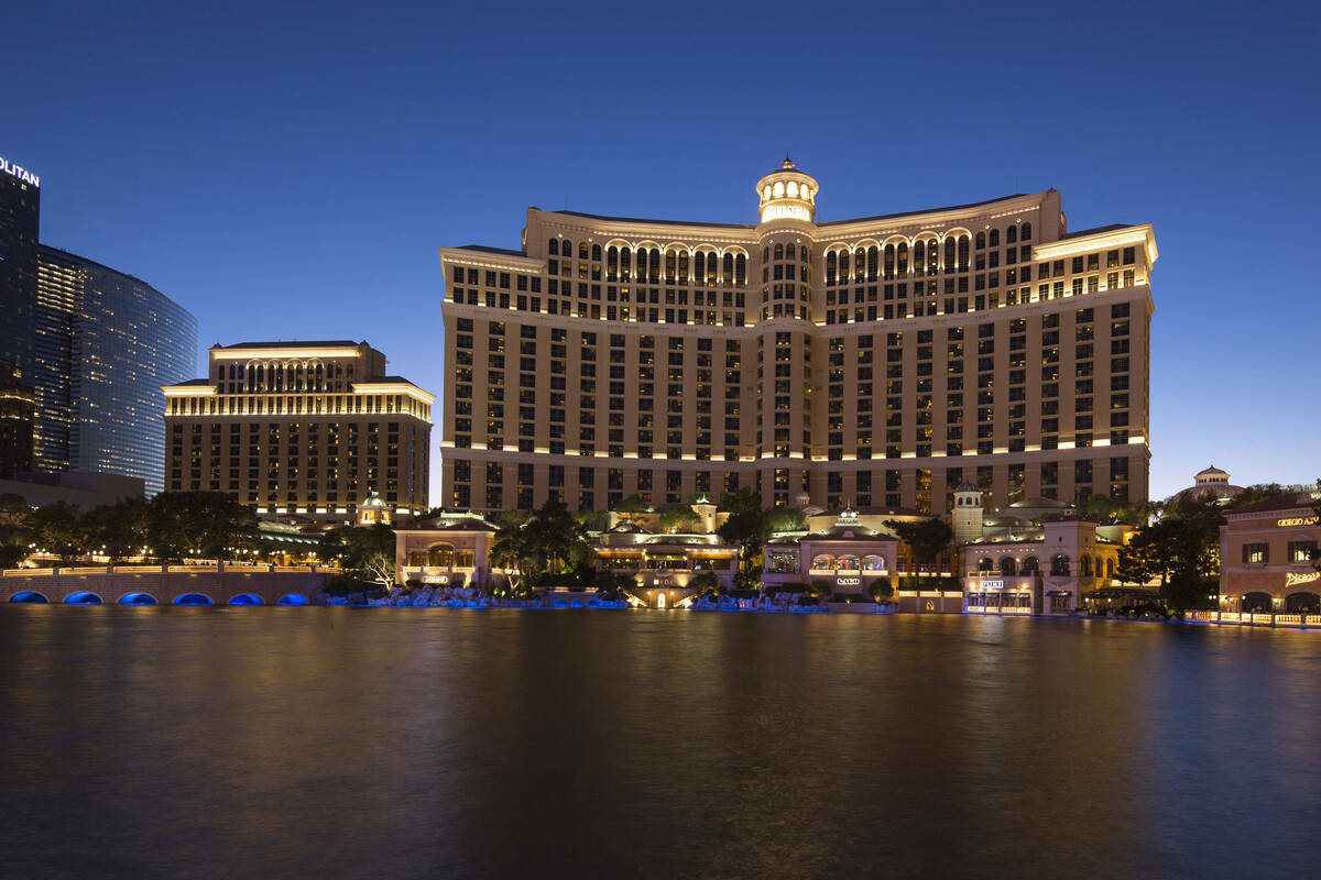 El Bellagio en Las Vegas, el sábado 13 de octubre de 2018. (Las Vegas Review-Journal)