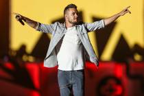 ARCHIVO - Liam Payne, de One Direction, se presenta durante el Honda Civic Tour en el Qualcomm ...