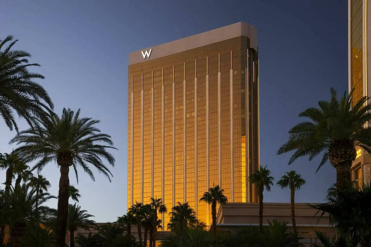 Representación del W Las Vegas. (Cortesía de MGM Resorts y Marrriot International)