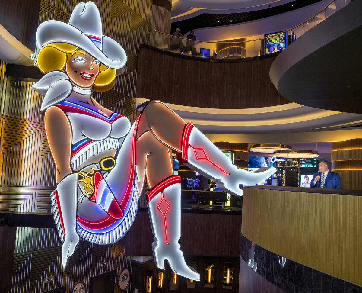 Vegas Vickie en Circa Resort & Casino. (L.E. Baskow/Las Vegas Review-Journal)