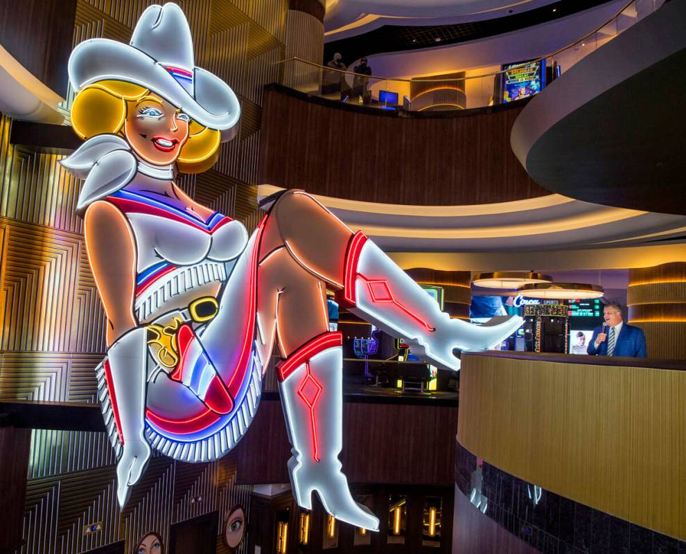 Vegas Vickie en Circa Resort & Casino. (L.E. Baskow/Las Vegas Review-Journal)