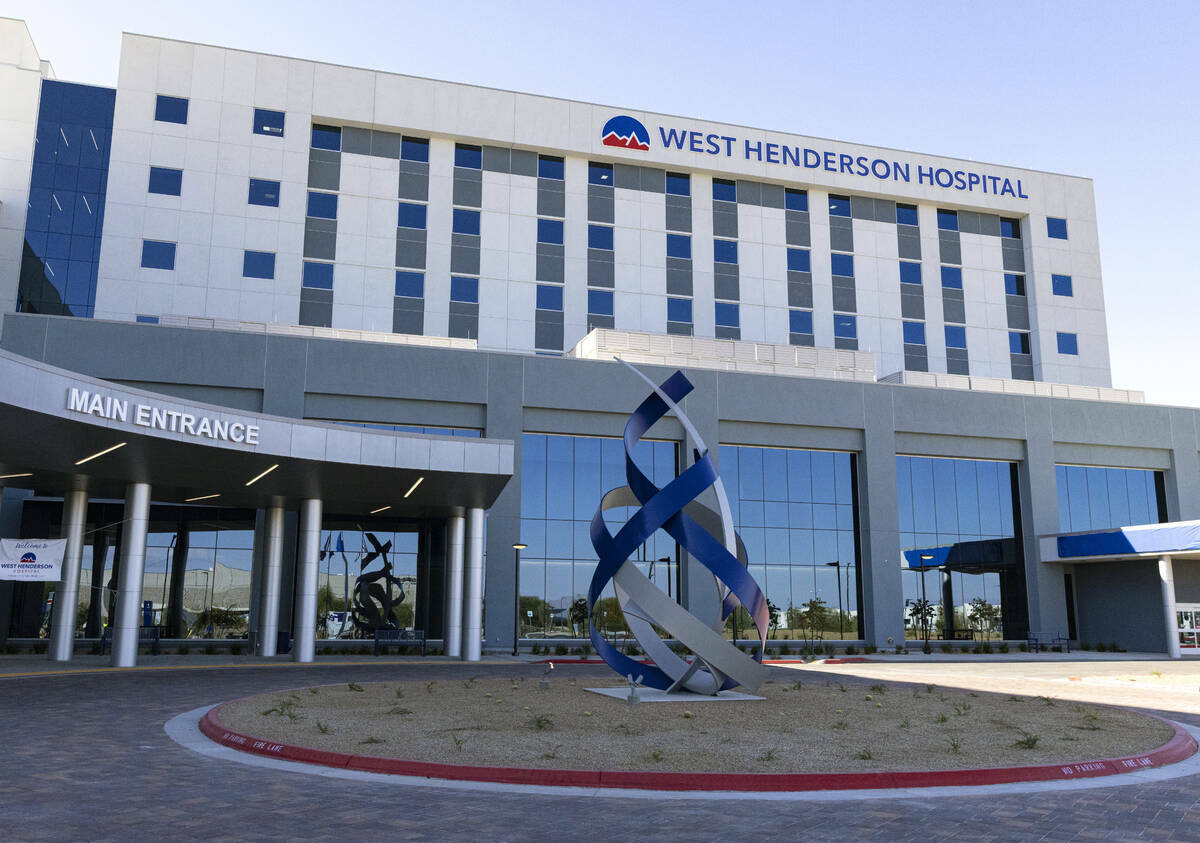 El nuevo West Henderson Hospital visto el viernes 15 de noviembre de 2024, en Henderson. (Bizua ...