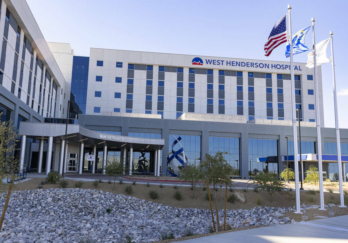 El nuevo West Henderson Hospital visto el viernes 15 de noviembre de 2024, en Henderson. (Bizua ...