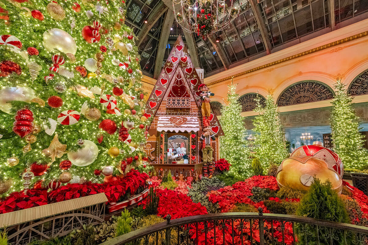 Celebrando la magia de la temporada, el Conservatorio y Jardín Botánico del Bellagio presenta ...