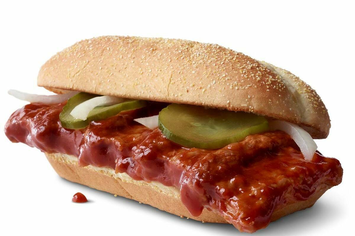 McDonald's anunció que el McRib regresará a los restaurantes de Las Vegas. (Cortesía de McDo ...