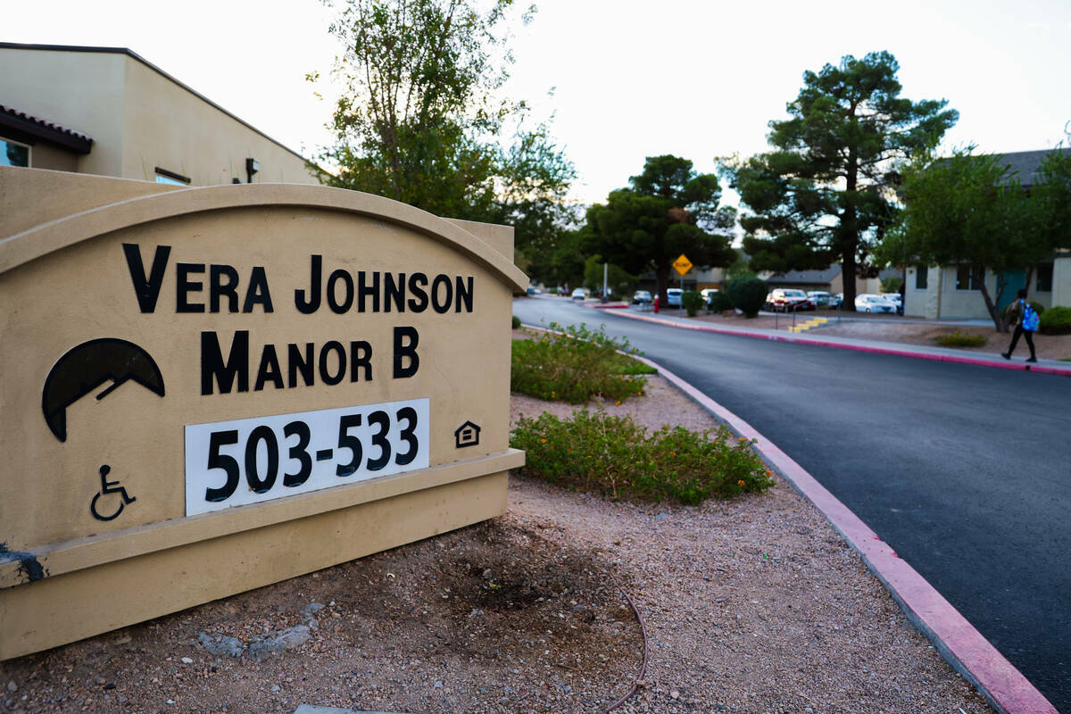 La Vera Johnson Manor B visto el jueves 17 de octubre de 2024, en Las Vegas. Martha Carbajal re ...