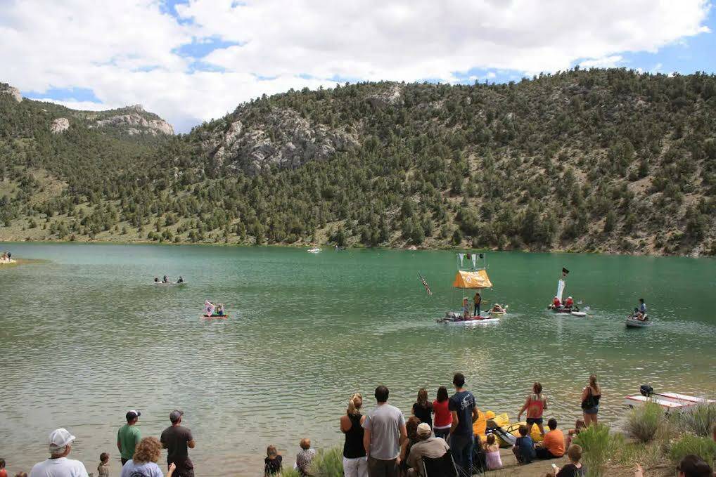 El Parque Estatal Cave Lake en una foto de archivo del Review-Journal. (Deborah Wall)